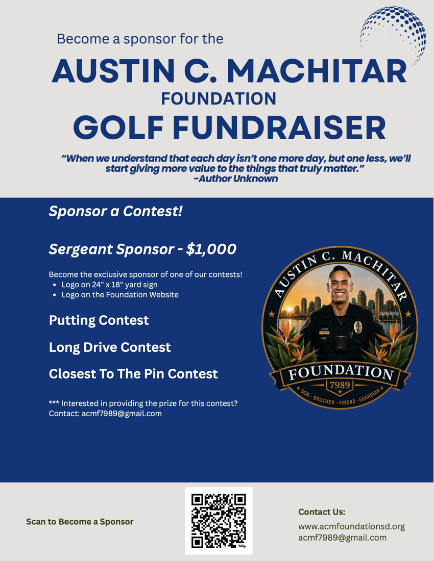 Sponsor a Contest — Sergeant Sponsor $1,000 for Putting, Long Drive, or Closest to the Pin